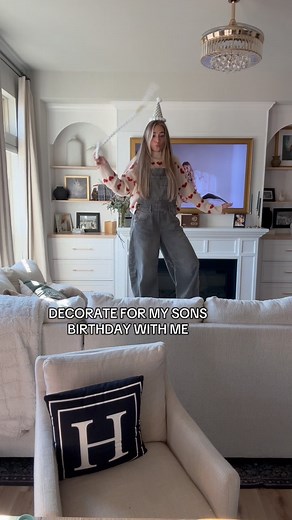 KennaDee Kay Haddock on Instagram: "Little Acer’s Birthday Room 💙🎂🥳"