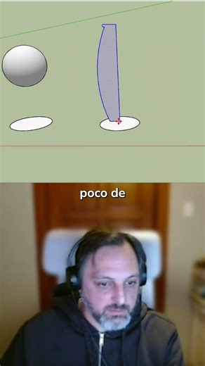 Cómo hacer un matero en SketchUp con geometría curva