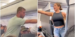 Passenger attempts to exit plane after becoming 'disturbed' by man on flight
