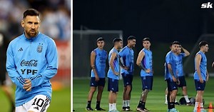 Argentina handed Lionel Messi fitness boost as he joins teammates after special gym session despite missing start of training before FIFA World Cup opener: Reports