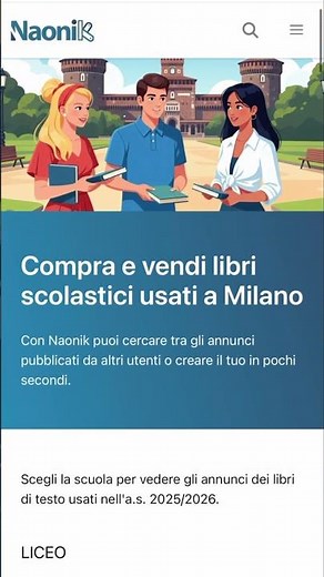 Compra e vendi libri scolastici usati con Naonik.it