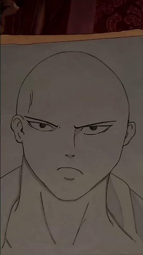 How to draw saitama from one punch Man || Easy drawing
