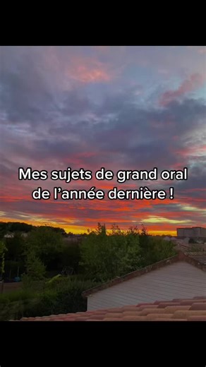 Sujets de Grand Oral 2023 : SVT et Physique-Chimie
