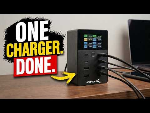 This 252W Charger Fixed My Cable Mess Instantly (Sabrent Voltik)