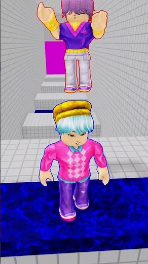 Baby Saja & Mystery Saja in Teamwork Puzzles Obby (color code)😍💖 #roblox #shorts #robloxshorts #obby