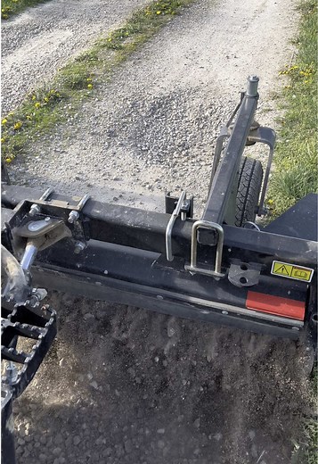 Trevor Justice (@chasinginches) - Gravel driveway pot hole fix #viral #gravel #driveway #fix #repair #foryoupage #trending #heavyequipment #potholes