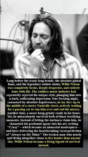 Willie Nelson: The Outlaw Legend Who Had to Fight the Darkness to Survive