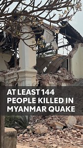 1.2M views · 10K reactions | At least 144 people have been killed and more than 700 injured in Myanmar according to the country's state media, after a 7.7 magnitude earthquake hit the country. At least nine people have also died in neighbouring Thailand. #Bangkok #Thailand #Myanmar #MyanmarEarthquake #Mandalay #C4News #Channel4News | Channel 4 News | Facebook