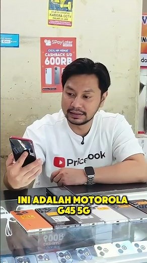 Pengen Nostalgia Pake Motorola⁉️ Moto G45 5G Cuma 1.6 Juta Aja Disini‼️ #shorts #pricebook #marzoom