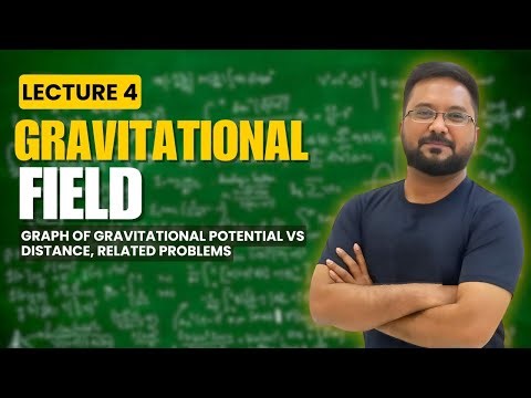 Lecture 4 | Gravitation | Graph of gravitational Potential Vs distance & related problems