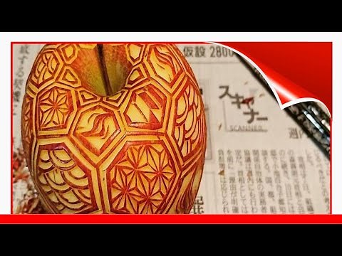 63 Unbelievable Food Carvings By Japanese Artist Gaku 🙃