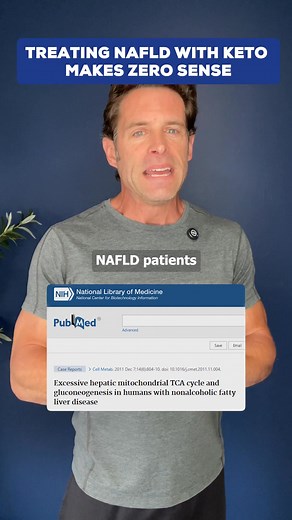 NAFLD (fatty liver disease) isn’t caused by carbs, it’s caused by metabolic overload. Research shows NAFLD patients oxidize fat at twice the normal rate and produce 30% more glucose through gluconeogenesis. Their livers are drowning in fat oxidation, literally burning fat at double speed. So why on earth are we putting them on high-fat, low-carb diets that push those same pathways harder? We’re treating overload by adding more overload. The liver isn’t broken because it can’t handle carbs, It’s 