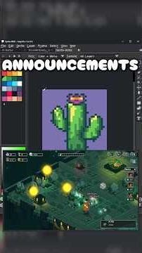 🌵Day 42 of Pixel Art Every Day!🌵#pixelart #pixelartist #2danimation #gamedev