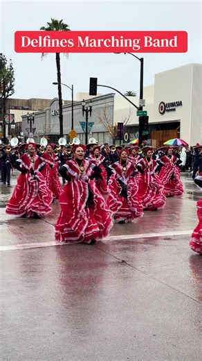 Delfines Marching Band at Pasadena Tournament of Roses