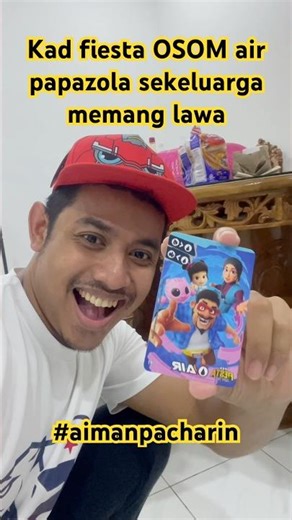 Kad fiesta OSOM air papazola sekeluarga memang lawa #cards #tournament #mainan #toys #boboiboy