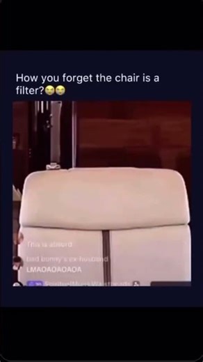 How you forget the filter is a chair 😭 #Shorts