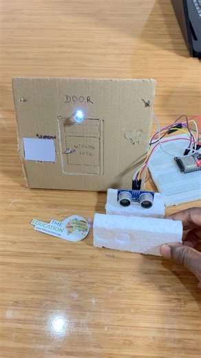 10K views · 49 reactions | DIY Door Lock control with ESP32 using Ultrasonic sensor | Upload Ideas with Itamar | Facebook