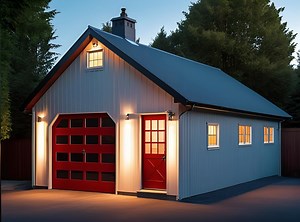 24' X 20' DIY Garage Plans: 1-car Garage With Slab Foundation - Etsy