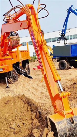 Si unlike truck-mounted digging self-loading dump truck