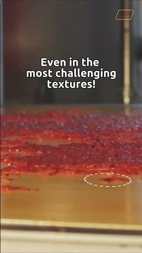 Sorting tomato pulp with Typhoon optical sorter: see the difference | RAYTEC VISION SpA
