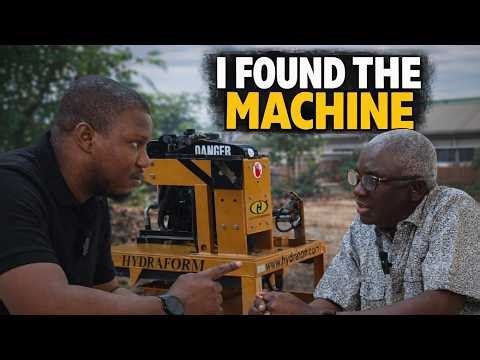 You Asked, I Found The CEO! Inside Nigeria’s Interlocking Block Machine Factory