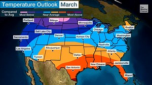 Here's our March Temperature Outlook and what's influencing this trend. Go to weather.com and the Weather Channel app for more weather forecasts and stories. The Weather Channel | Heather Tesch