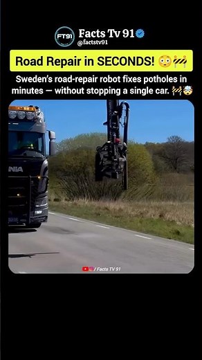 The Machine That Fixes Roads in Minutes Without Stopping Traffic! 😳🚧