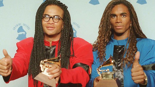 Fab Morvan and John Davis perform Milli Vanilli hit Girl You Know It's True