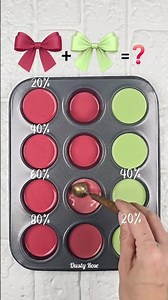 From Rose Red to Sage Green: 4 Unique Colors Created by Mixing Two Hex Codes #colorpalette #asmr