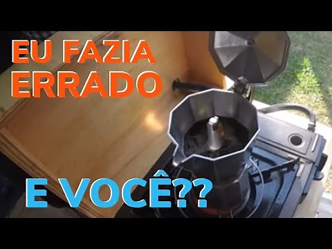 CAFETEIRA ITALIANA COMO USAR CORRETAMENTE A CAFETEIRA MOKA