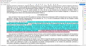 Los planes y programas de estudio 2019-2020 del próximo ciclo escolar serán diversos de acuerdo a la reforma educativa de AMLO y como lo presento Esteban Moctezuma. La SEP en su proyecto de enseñanza mantiene los aprendizajes clave para unos grados y para otros usará el plan de estudios 2011. En pocas palabras preescolar usará el planes y programas de estudios 2017 Primero y segundo de primaria usará de igual manera planes y programas de estudio 2017 mientras que de tercero a sexto planes y prog