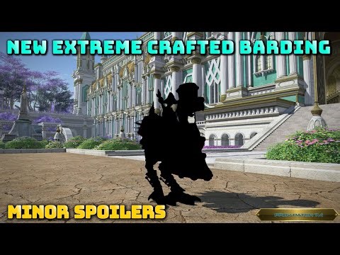 FFXIV: 7.4 Extreme Crafted Barding - Minor Spoilers