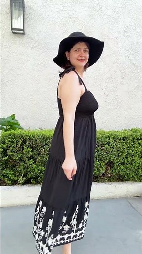 Black Sleeveless Maxi Dress | Elegant Vacation Outfit Idea