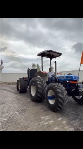 long way from home new Holland tractor tochan short video #youtubeshorts