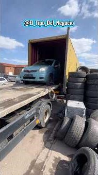 Como Introducir Automóvil Dentro De Contenedor 40 Pies #automobile #llantas #llantasusadas #foryou
