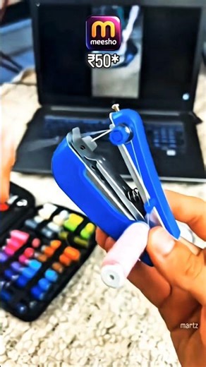 ₹50 Mini Sewing Machine 😱 Is This Worth It? #Shorts #shortsfeed