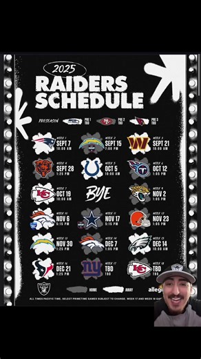 2025 Raiders Schedule Release: Key Dates & Highlights