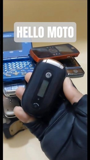 Hello Moto #Motorola #retrotech #shorts