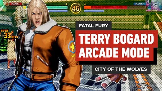 Fatal Fury: City of the Wolves - Terry Arcade Mode Gameplay