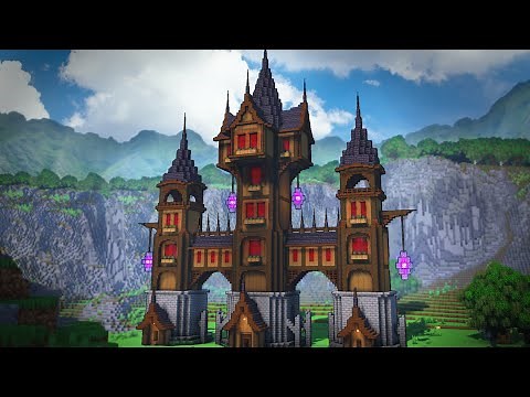Minecraft: How To Build A Dark Tower Base | Tutorial