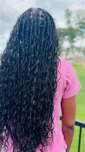 My mom who is not a hairstylist did my boho braids at home saving some dollars.YGwig review .