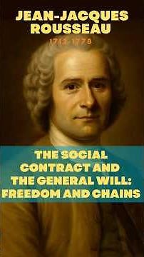Jean Jacques Rousseau: The Social Contract and the General Will