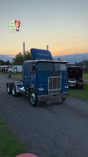 Some blue trucks for you! Freightliners, Internationals, a Peterbilt, a Ford, and a Dodge Bighorn. Tours of several of them are on my YT | Miss Flatbed Red