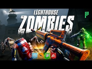 ♾️ LIGHTHOUSE ZOMBIES BY PANDVIL ➕ SHIELD, SHARKS, PLASMA LASER, PERKS ➕- MAP CODE: 4088-9602-7302