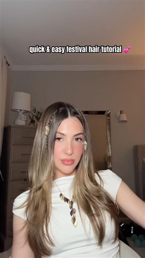 quick & easy festival hair tutorial #coachella #coachella2026 #hairtutorial #hairstyle #hairtools