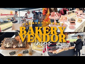 Bakery & Dessert Ideas for Farmers Market, Festival, Vendor Event Booth Inspiration!
