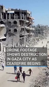 33K views · 292 reactions | Drone footage shows damaged and destroyed...