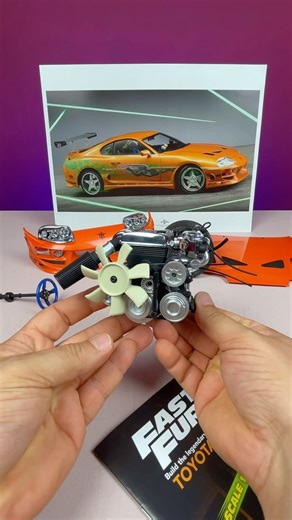 🔥Riproduzione Perfetta! Toyota Supra MK4 1:8 De Agostini🔥🚗