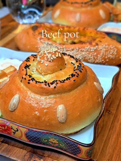 Beef Pot Recipe with Mozzarella Cheese