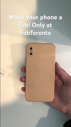 Phone fob made easy #fobcopy #phone #rfid #key #copy #condo #apartment #office